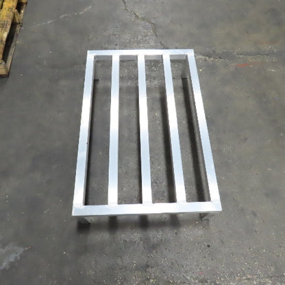 New Age Industrial 6TJH7 Welded Aluminum Dunnage Rack 36" x 24" x 8" H 2000 LB