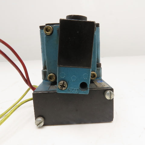 MAC 6521B-211-PM-111DA 2 Position Pneumatic Directional Valve 110/120V Coil