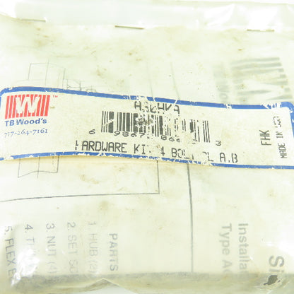 TB Woods A30HKA Hardware Kit 4-Bolts