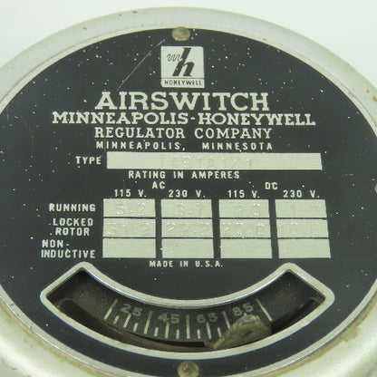 Honeywell T491A1X1 Air Switch 115-230V