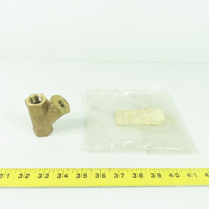 Conbraco 1/2" NPT Bronze Y Strainer 400WOG