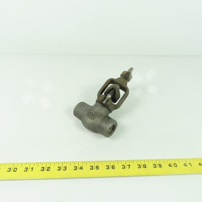 Rockwell Edwards 1/2" Needle Valve CR-13 416 Body 6000CWP 1/2" NPT