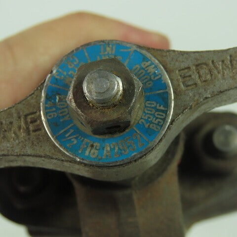 Rockwell Edwards 1/2" Needle Valve CR-13 416 Body 6000CWP 1/2" NPT