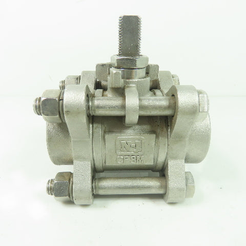 Jamesbury 3C-3600MT-3 1" 316 Stainless Steel Socket Weld Ball Valve 1000CWP CF8M