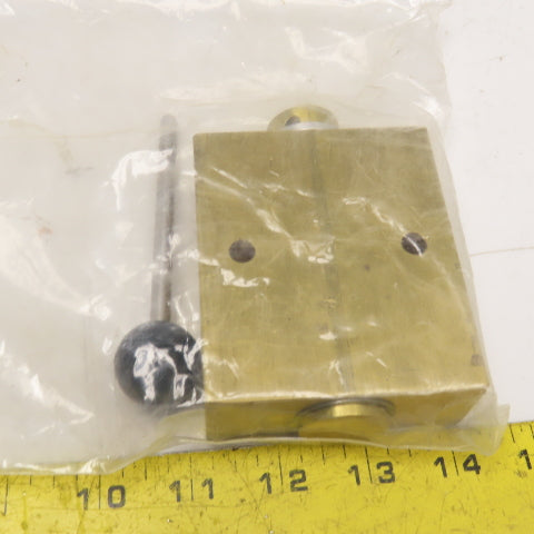 Electro-Matic Products EMAD400D6 Quarter Turn Valve 3/4" NPT Brass NIB