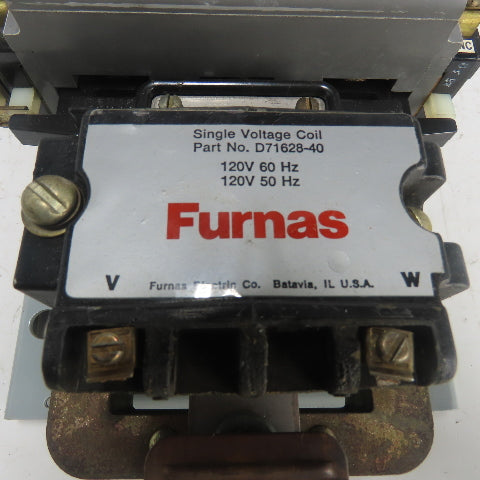 Furnas 40JB32AF Size 4 Ser B Motor Starter 135A 600VAC