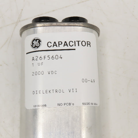 General Electric A26F5604 2000VDC 1uF Dielektrol VII Capacitor