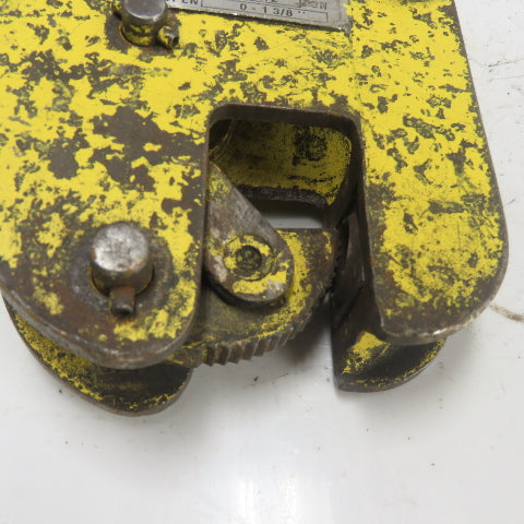 Safety Clamps Inc. VL 1/2 Ton Lifting Clamp 0 - 1-3/8" Open