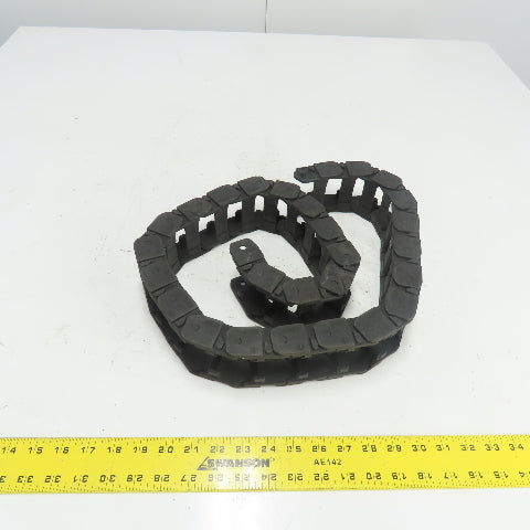 Igus 25.3.055 Cable Carrier Energy Drag Chain 55mm x 23mm ID 50" OAL