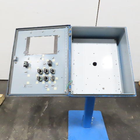 Hoffman C-SD24208 Pedestal Mounted Operator Station HMI Enclosure 24" x 20" x 8"