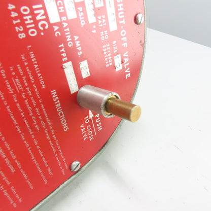 Pyronics 12EG-L-1S 1-1/2 Shut-Off Valve 115V 100PSI
