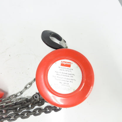 Dayton 38EV10A 2-Ton 4000LBS Manual Chain Hoist 20' Lift