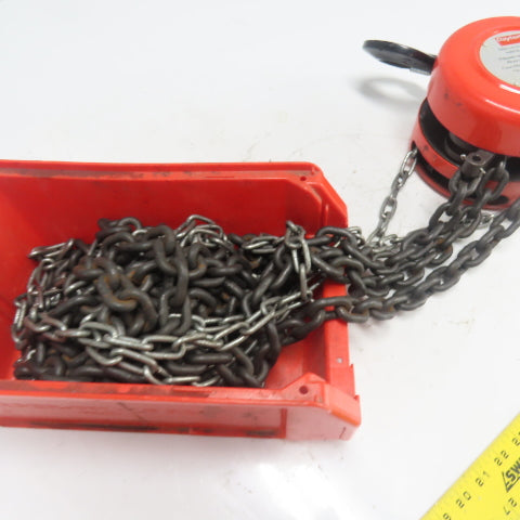 Dayton 38EV10A 2-Ton 4000LBS Manual Chain Hoist 20' Lift