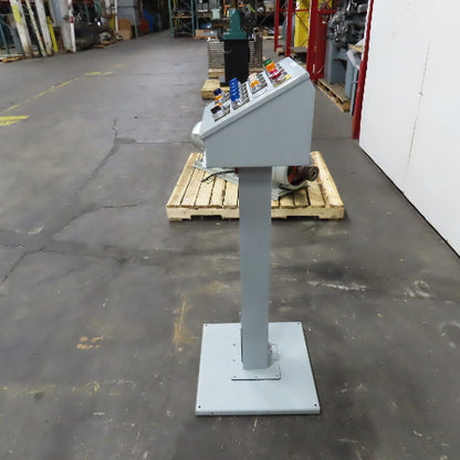 Hoffman E20PBA Pedestal Mounted Operator Station 20-Hole Pushbutton Enclosure