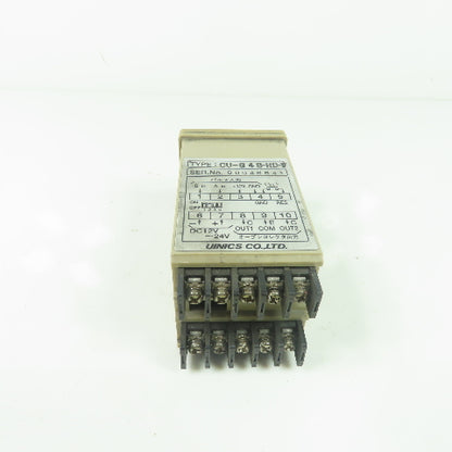 Unics CU-648-HD-F Digital Meter Counter 12VDC 24VAC