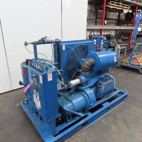 Quincy 490 100HP Rotary Screw Air Compressor 230/460V 3PH 125PSI 22.2K Hr Tested