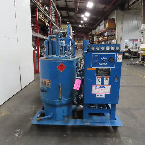 Quincy 490 100HP Rotary Screw Air Compressor 230/460V 3PH 125PSI 22.2K Hr Tested
