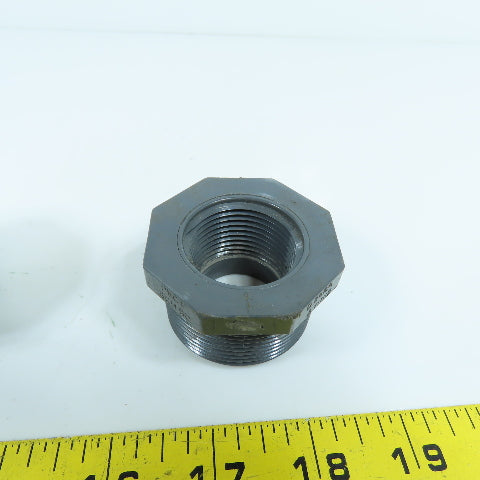 Spears 839-211 1-1/2" x 1" PVC Sch 80 Threaded Bushing Lot Of 3