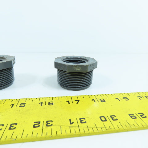 Spears 839-211 1-1/2" x 1" PVC Sch 80 Threaded Bushing Lot Of 3