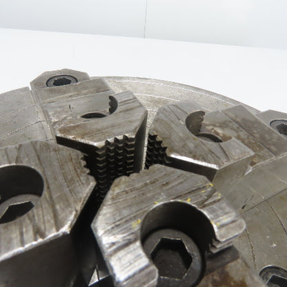 The Skinner Chuck Co. 1915-47 15" 4-Jaw Power Lathe Chuck Open Center 3-1/2"Hole