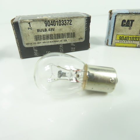 Cat Caterpillar 9040103372 48V Bulb Lot Of 3