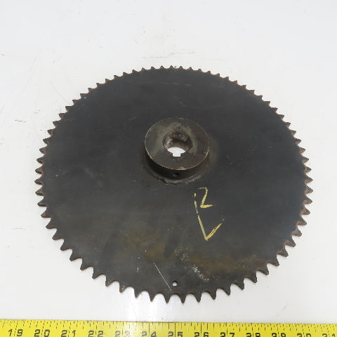 8 50 70 14-1/4" OD Roller Chain Sprocket 70-Tooth 1-3/8" Bore