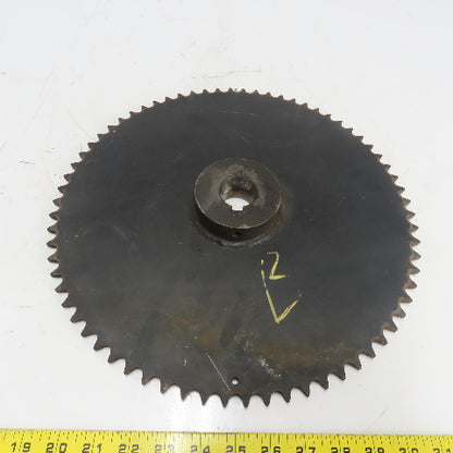 8 50 70 14-1/4" OD Roller Chain Sprocket 70-Tooth 1-3/8" Bore