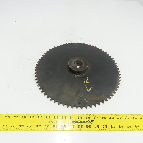 8 50 70 14-1/4" OD Roller Chain Sprocket 70-Tooth 1-3/8" Bore