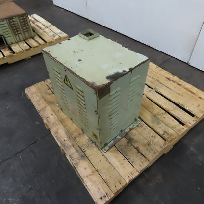 Gomi E2564-254 30kV 3PH Machine Transformer Pri 220-480 Sec 200/220V 50/60HZ