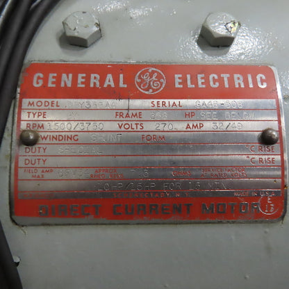 General Electric 5K215KG8542 AC Electric Motor W/ 8.5/13kW DC Generator 5LY432A4
