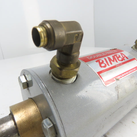 Bimba Double Wall/Acting Pneumatic Cylinder 2-3/4" Stroke 3-1/2" Bore