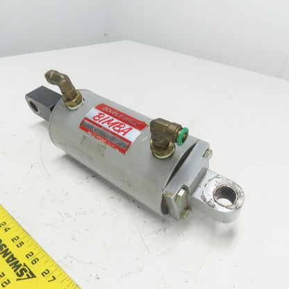 Bimba Double Wall/Acting Pneumatic Cylinder 2-3/4" Stroke 3-1/2" Bore
