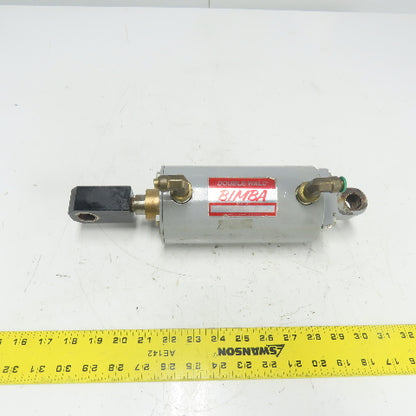 Bimba Double Wall/Acting Pneumatic Cylinder 2-3/4" Stroke 3-1/2" Bore