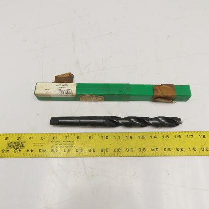 PTD 020060 15/16" HSS 2-Spiral Flute 118° Drill Bit 3MT Taper Shank NEW