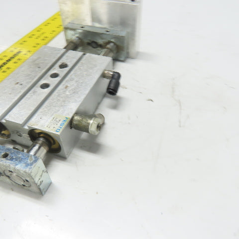 Festo DPZJ-3**0-P-A-S Dual Twin Pneumatic Cylinder 10Bar 1-7/8" Bore