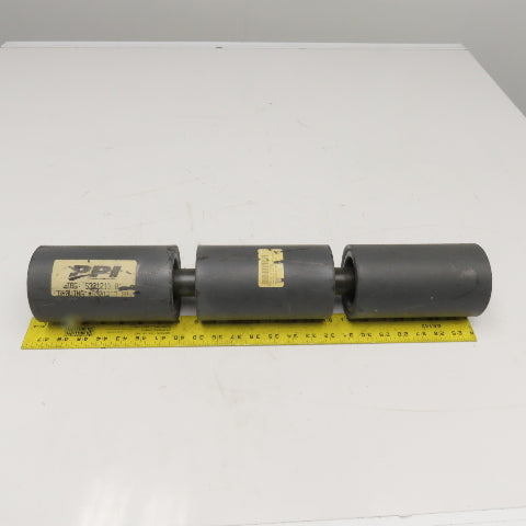 PPI 50-74-0009 23" Wide Triple Roller Conveyor Idler 4" OD ID Mount
