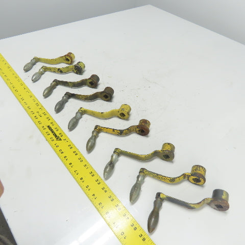 9/16" Manual Handle Crank From Torwegge Machine Lot Of 9