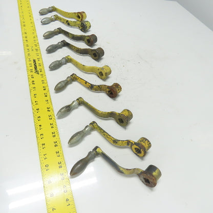 9/16" Manual Handle Crank From Torwegge Machine Lot Of 9