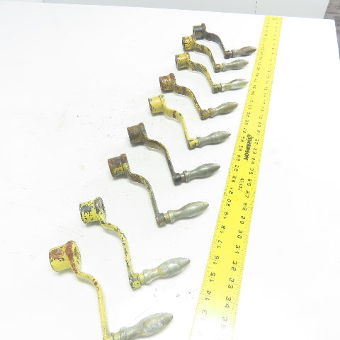 9/16" Manual Handle Crank From Torwegge Machine Lot Of 9