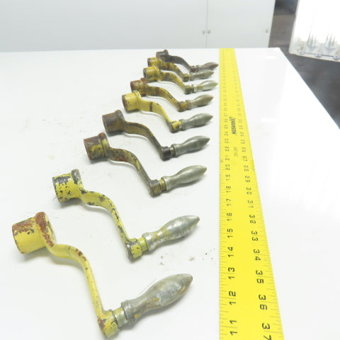 9/16" Manual Handle Crank From Torwegge Machine Lot Of 9