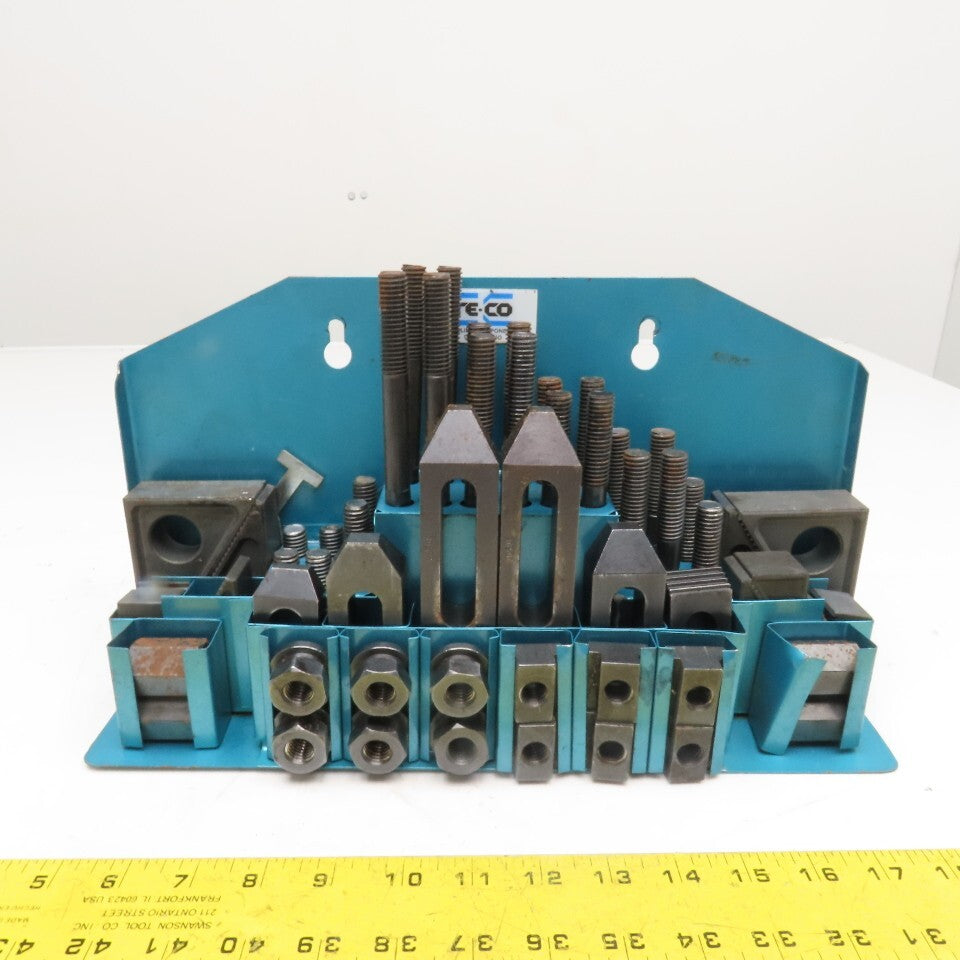 Teco Tooling Misc. Lot Of Serrated Step Blocks, Studs, T-Slot Inserts