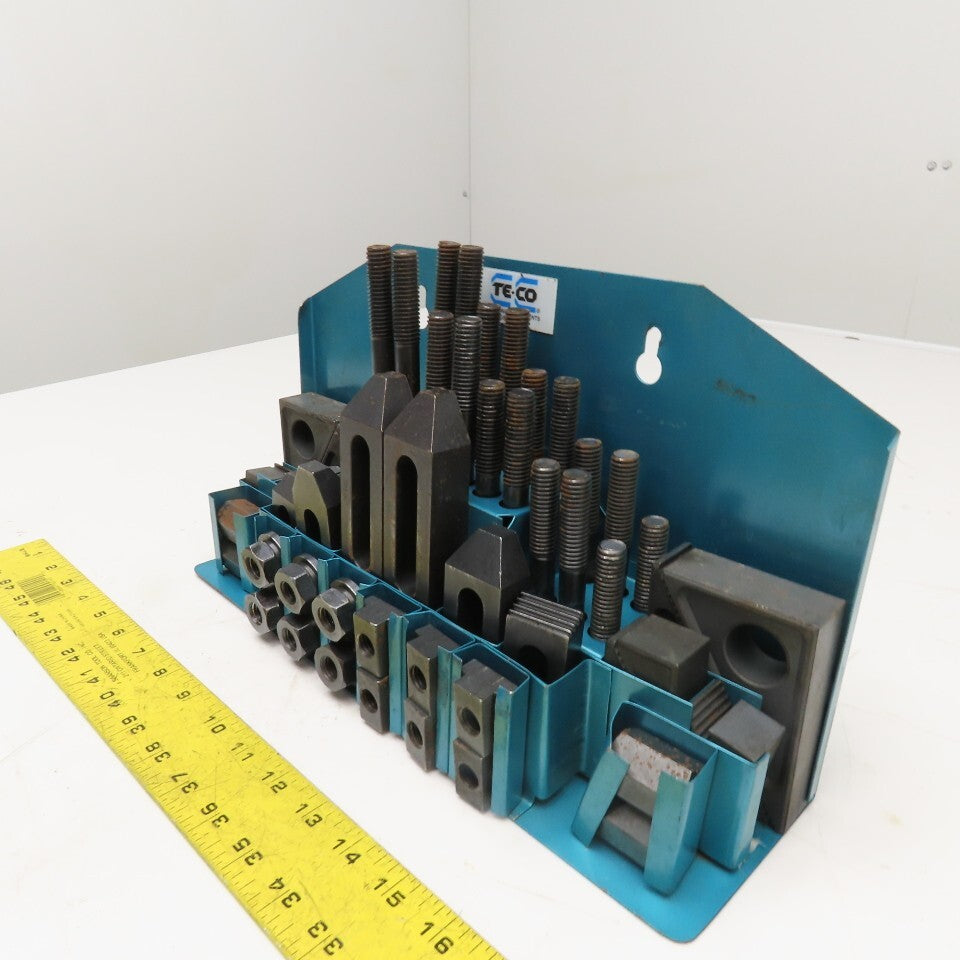 Teco Tooling Misc. Lot Of Serrated Step Blocks, Studs, T-Slot Inserts