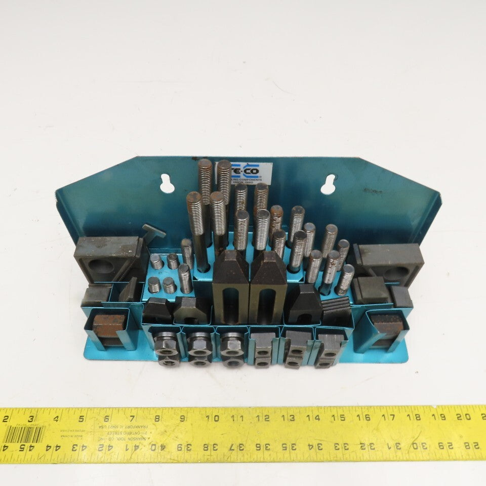 Teco Tooling Misc. Lot Of Serrated Step Blocks, Studs, T-Slot Inserts