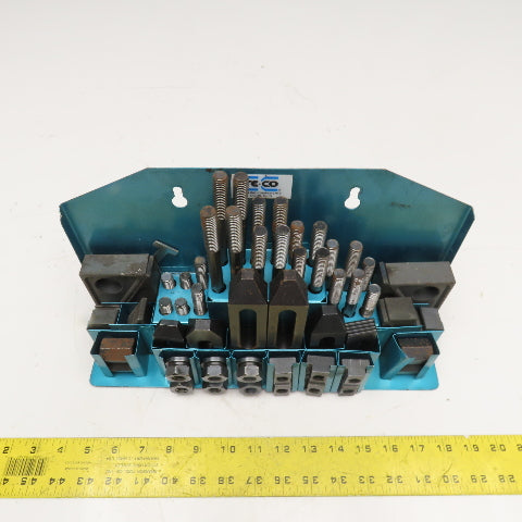 Teco Tooling Misc. Lot Of Serrated Step Blocks, Studs, T-Slot Inserts