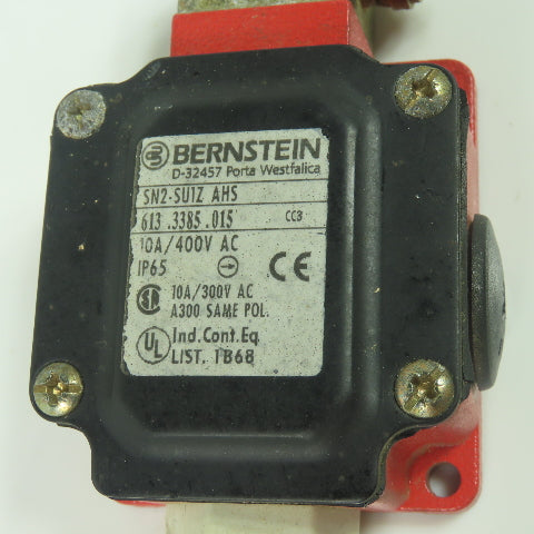 Bernstein SN2-SU1Z AHS Limit Switch 10A 400VAC 613.3385.015