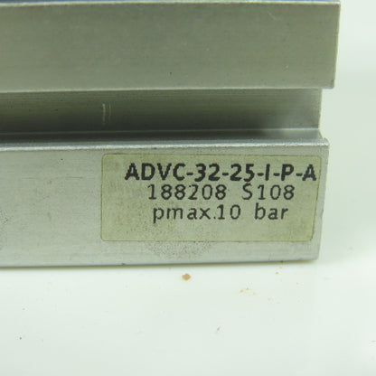 Festo ADVC-32-25-I-P-A Double Acting Pneumatic Cylinder 32mm Bore 25mm Stroke