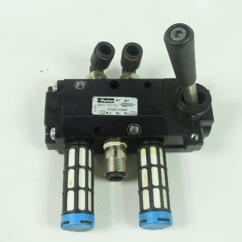 Parker 520811000 Manual Air Control Valve 4-Way 2-Position 1/4" 150PSI
