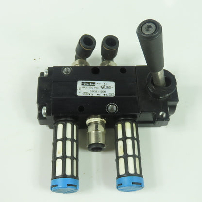 Parker 520811000 Manual Air Control Valve 4-Way 2-Position 1/4" 150PSI