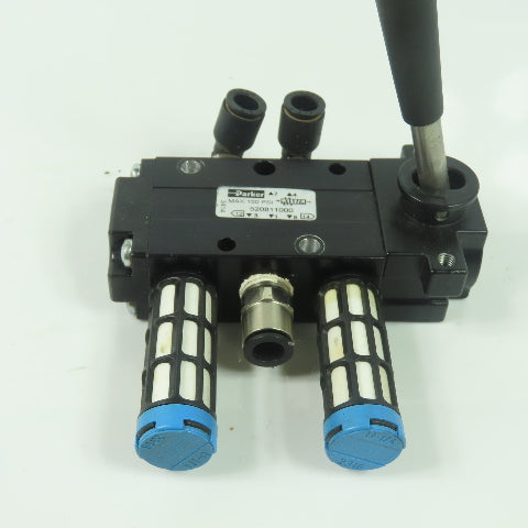 Parker 520811000 Manual Air Control Valve 4-Way 2-Position 1/4" 150PSI