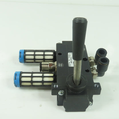 Parker 520811000 Manual Air Control Valve 4-Way 2-Position 1/4" 150PSI